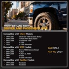 3  Lift Spindles Truck Suv Suspension Level Kit  2wd   Non-hd Only