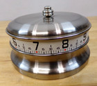 Pottery Barn Tape Measure Rotary Clock 5  Round Tested   Works