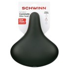 Schwinn Bicycle Saddle Commute Pathway Mid-width Foam Padding Black Vacuum-form