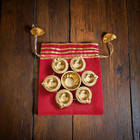 Urli Diya With Potli Set  Indian Combo Gift Set  Ethnic Wedding Favors Gift