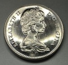 1968 Canadian Proof Like Nickel 5cent Coin Uncirculated From Rcm Mint Set