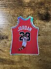Michael Jordan Jersey Holographic Sticker Basketball Sports Card Theme