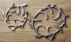2 Michael Aram Leaf Vine Trivets Silver Metal Nickelplated 8    And 11    Signed