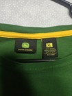 John Deere Y2k Double Layer Sleeved Shirt  100  Cotton Men s Xl Green   White