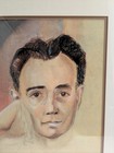 Artist Signed 1938 Framed Pencil Drawing portrait Of Man