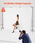 Vevor Backdrop Stand Movable Stand Kit 7 X 10 Ft For Party   Photo Video Studio
