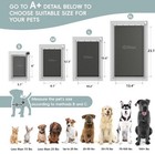 Cat Door For Wall Dog Door For Wall Exterior  3-flap Small Pet Door For Walls   