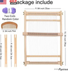 Wooden Weaving Loom  Multi-craft Weaving Frame To Handcraft For Beginners  15 35