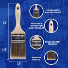 48pk 2 5  Flat House Wall trim Paint Brush Set Home Exterior Or Interior Brushes