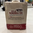 It s A Wonderful Life Vintage Tv With George - Hanging Ornament 2003 Enesco