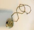 Full 1976 Estee Lauder- Estee - Silver Lights Locket Solid Perfume Compact