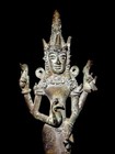Bronze Shiva Figurine - India 18th Ancient Bronze Shiva Figure India 18th Ad