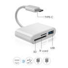 3in1 Usb Stick Sd Card Reader Type C Otg Adapter For Samsung A57 A37 A16 A35 A17