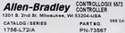 Allen Bradley 1756-l72 Series A Processor Controllogix