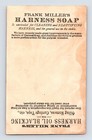 Victorian Trade Card Frank Miller Harness Oil Soap 1890s Puppy Dogs 3  X 5 