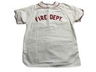 1940 s Fire Department Baseball Uniform Size 40 Chain Stitched  40s Jersey