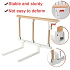 Folding Bed Rails Assist Safety Handle Bed Railing Elderly Seniors Guard Rail Us