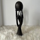 Vintage Hand-carved Wooden African Artifact Statue Figure Tribal Art Decor