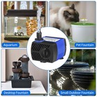 Small Fountain Pump 80 Gph Submersible Water Pump For Aquarium Fish Tank Outdoor