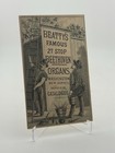 Antique Clark s Ont Spool Cotton Thread Die Cut Victorian Advertising Trade Card