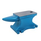 44lbs Cast Iron Anvil Blacksmith Anvil Hard Hole Forging Tool Single Round Horn