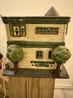 Vtg Starbucks 1998 Original Lighted Neighborhood Store Christmas House Rare 90s