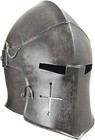 Medieval Barbuta Helmet Knight Templar Crusader Armor Helmet