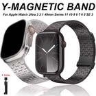 Magnetic Stainless Steel Strap Band For Apple Watch Ultra 3 11 10 9 8 Se 46 49mm