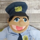 Sml Police Officer Cop Melissa Doug Kids Hand Puppet W stick