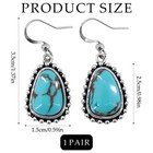 Turquoise Earrings For Women small 925 Sterling Silver Dangle Small 