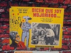 Set Of  2  Original Pedro Infante Lobby Card - 12 5  X 16 5  - Made In Mexico