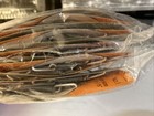 No 1 White Wire Plate Hanger 9-13cm  3 5 -5  Leeds Display Lot Of 12 Nos Vintage