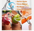 2 Stainless Steel Vegetable Peeler   Fruit Peeler Set - Non-slip  Potato Peeler