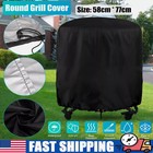 Bbq Round Grill Cover 30  Barbecue Waterproof Outdoor Heavy Duty Uv Protection