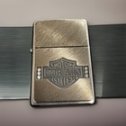 Zippo Harley Davidson Lighter   Bar   Shield   20235 H-d B s Crystal Acc  Rare
