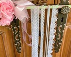 Lot 8 Lace Trims White Ivory Weddings Sewing Dolls Journals Crafts Diy Christmas