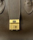 Schell Brown Leather Doctor Bag With Brass Lock