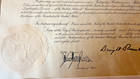 Presidential Appt  Signed By Eisenhower   Dulles  Framed And I Pay Shipping 