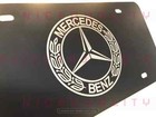 Laser Engraved Mercedes Benz Stainless Steel Finished License Plate