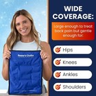 Gel Soft Flexible Ice Pack For Injuries Reusable -  large  11 x14 5   For Hip
