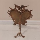 Antique Rococo French Dresser Mirror Frame Solid Brass Dragon Decor