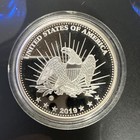 Bradford Exchange Silver Plated Promontory Point Anniversary Token Medal