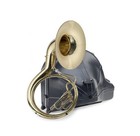 Levante Bbb Brass Sousaphone  3 Vales W  Hard Case On Wheels - Lv-mb4705