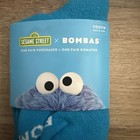 Bombas Sesame Street Cookie Monster Socks Youth Size  New 