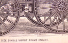 Vintage Print Of Antique Fourth Size Short Frame Fire Engine 8 1 2  X6 1 4 