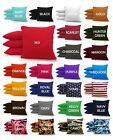 Red Royal Blue Pro-style Cornhole Bags Slick   Stick Resin Filled Suede   Canvas