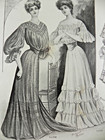 1904 Women s Evening Gowns For College Girls Vintage Print Ad   Women s Fashions