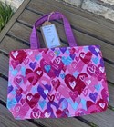 Girls Pink Heart Tote Purse 