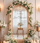 3 Pcs Welcome To Our Wedding Mirror Sign Decal vinyl Lettering Size1 Black