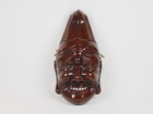 Japanese Gigaku Mask Baramon Kanshitsu Dry Lacquer Workshop Made 35 5cm Mask